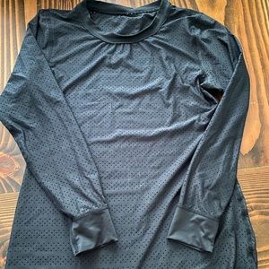 ZYIA Black Long sleeve chill shirt